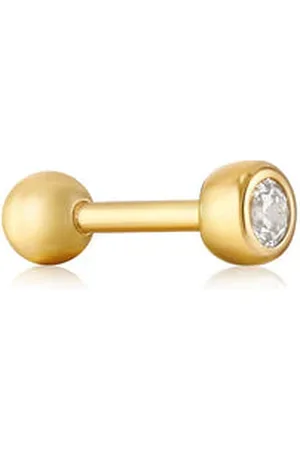 ANIA HAIE Sparkle Bezel Barbell Single Earring