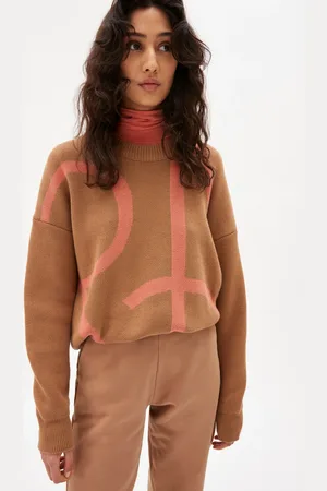 Armedangels Maniaa Logomania Smoky Almond - S