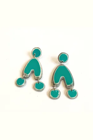 QUAZI DESIGN Paper Pulp Statement Earrings
