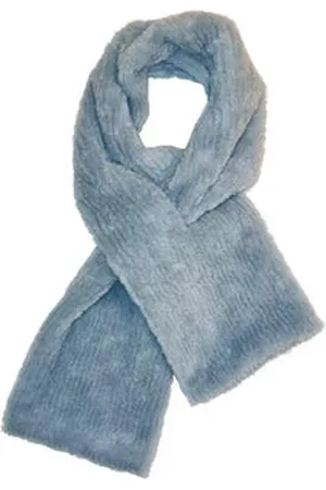 NOOKI DESIGN Rivington Faux Fur Scarf-sky - One / Sky / 100% Polyester