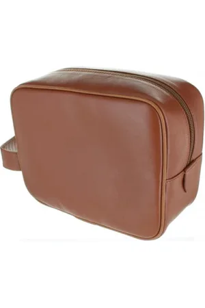 D R Harris Small Wash Bag - Tan