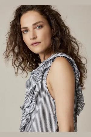 Summum Woman Sleeveless Stripe Blouse - 40