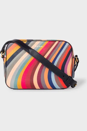 Paul Smith Swirl Leather Cross Body Bag - One Size