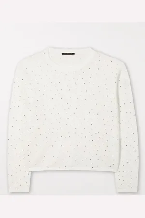 Luisa Cerano Sweater With Rhinestones 108528 5923 Col 0103 - 42