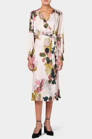 Paul Smith Dusky Pink Marsh Printed Dress - It42-uk10