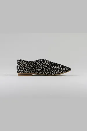 Sms Brunilde Ballerinas In Leopard Velvet - - 36