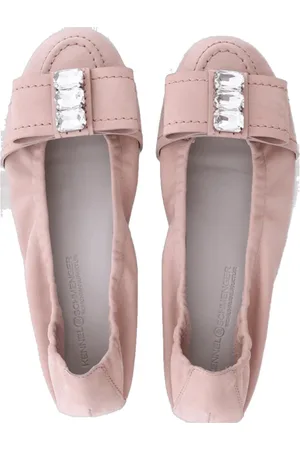 Kennel & Schmenger Rosa Flats In With Jewelled Bow 31-10220-359 - 6