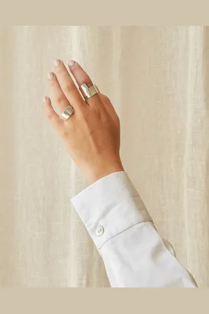 Chalk Studio Chunky Flat Ring - S/m