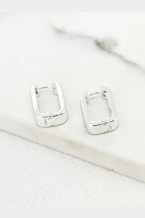 Envy Flat Oval Hoop Earrings