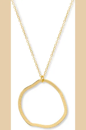 A Weathered Penny 18k Plated Alber Necklace