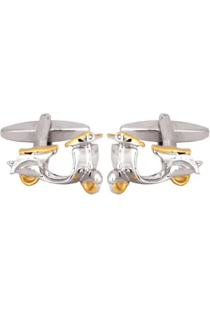 Dalaco Motor Scooter Cufflinks - Silver /