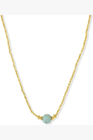 Ashiana Bluebell Choker Necklace - Amazonite