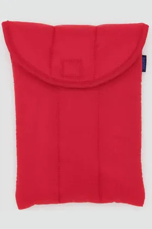 Baggu Puffy Tablet Sleeve Candy Apple 8"