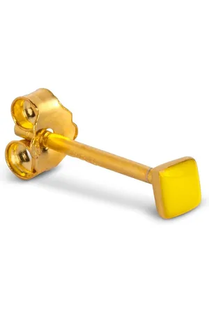 Lulu Copenhagen Yellow Plated Confetti Ear Stud