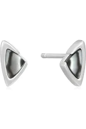 ANIA HAIE Arrow Mother Of Pearl Stud Earrings In Silver