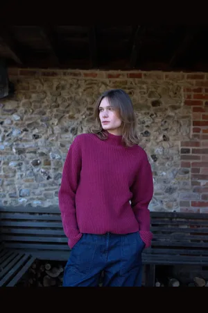 Bibico Matilda Ribbed Wool Jumper - Vegas - Small