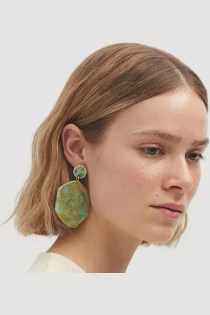 Nice Things Earring Bicolour - Aquan Green
