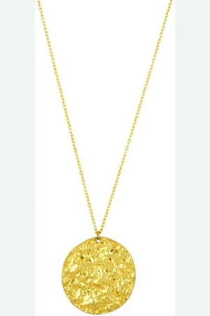Ashiana Harmonia Beaten Coin Short Necklace