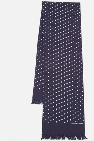 Universal Works Echarpe 00157 Dot Print - Bleu