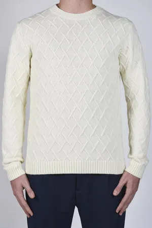 Daniele Fiesoli Cable Round Neck Sweater - Large