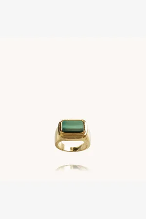 Ariane Jewels Anillo Sello Malaquita - 4