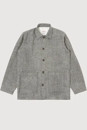 Universal Works Easy Jacket - Grey Tweed - L