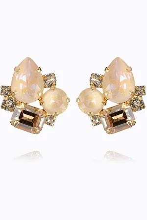 Caroline Svedbom Ivory Delite Combo Angelina Earrings - Os
