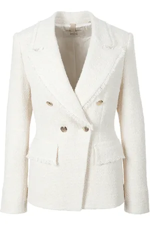 Riani Tweed Double Breasted Blazer - 34/uk8