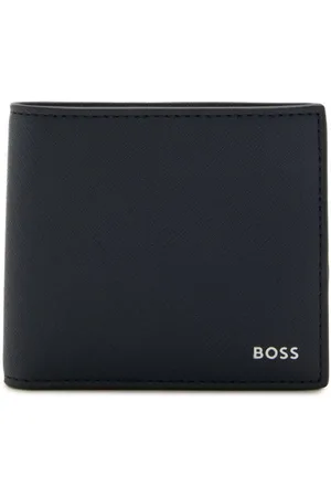 HUGO BOSS Boss - Zair_8 Cc Dark Billfold Wallet In Recycled Leather 50485600 404 - One Size