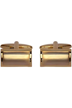 Dalaco Brushed Rectangular Curved Cufflinks