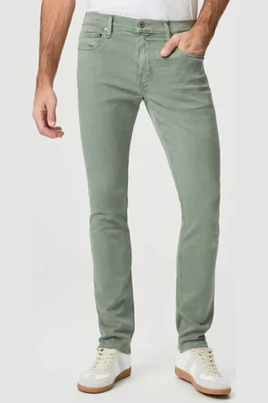 Paige - Federal Fit - Vintage Foggy Forest Green Straight Leg Jeans M655799-b463 - 30w