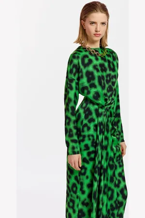 Essentiel Antwerp Elisha Dress - 36 / Green/ Black / Female