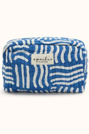 Apaches Petite Trousse De Toilette Gaya Cresta Bleu Klein