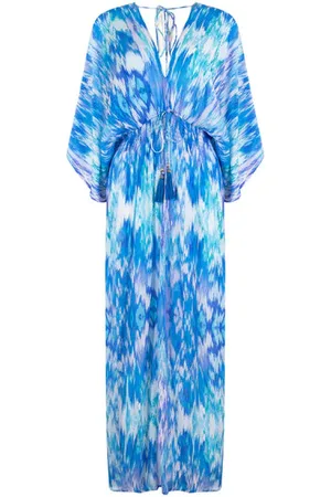 Sophia Alexia Capri Kimono Dress Sea Dream - S/m