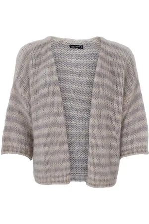 Black Colour Casey Knitted Cardigan