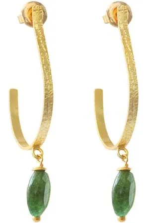 A Beautiful Story Earrings Attracted - Aventurine - 45 Cm