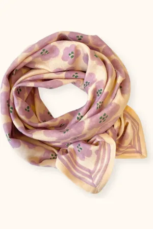 Apaches Big Foulard Latika Flora Bold Lavande