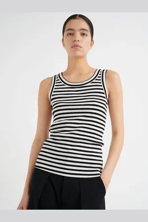 INWEAR Dagnaiw Striped Tank Top Whisper & - Uk 8