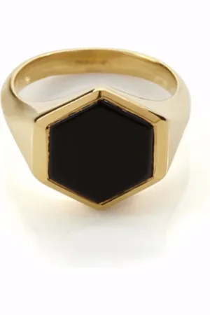 Rachel Entwistle Varro Onyx Ring - M