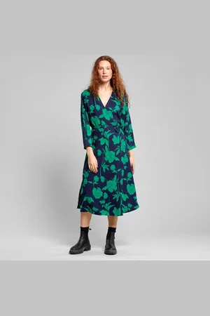 Dedicated Wrap Dress Smygehuk Floral - Xs