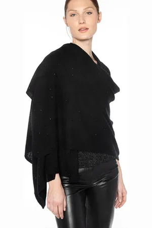 Kinross Cashmere Fwt Crystal Wrap In Lrac3-178 - One Size