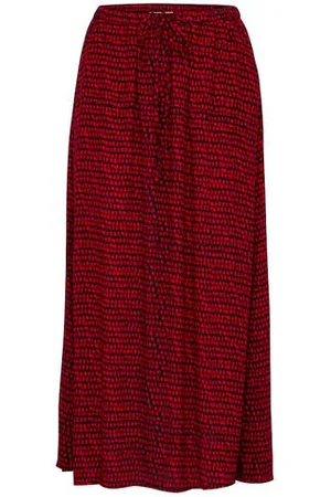 Soaked in Luxury Alize Salsa Square Print Skirt - - Xs