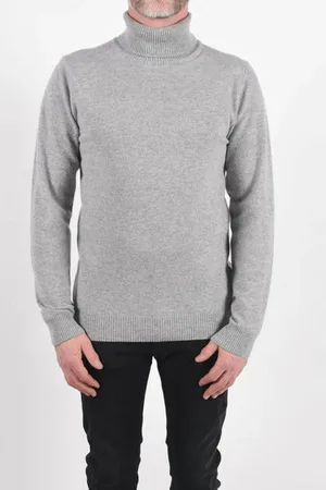 Daniele Fiesoli Grey Roll Neck Sweater - Small