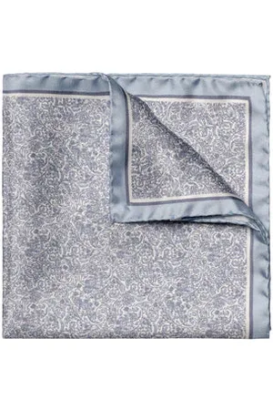 Eton - Paisley Print Silk Pocket Square In 10001141123 - One Size