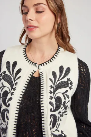 Derhy Dallas Knit Gilet - Black / L