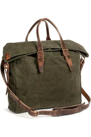 BLEU DE CHAUFFE Remix Business Bag - Dark Jeep Willis