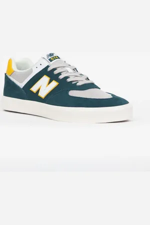 New Balance Numeric 574 Vulc Trainers In & White - 8 Uk