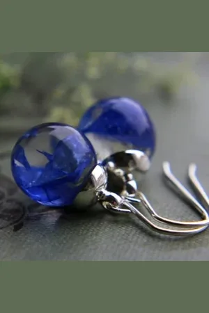 Botanic Isles Resin Sphere Earrings