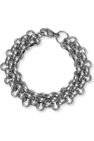 A Weathered Penny Knit Bracelet