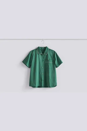 Hay Outline Pyjama S/s Shirt-m/l- Green - M/l
